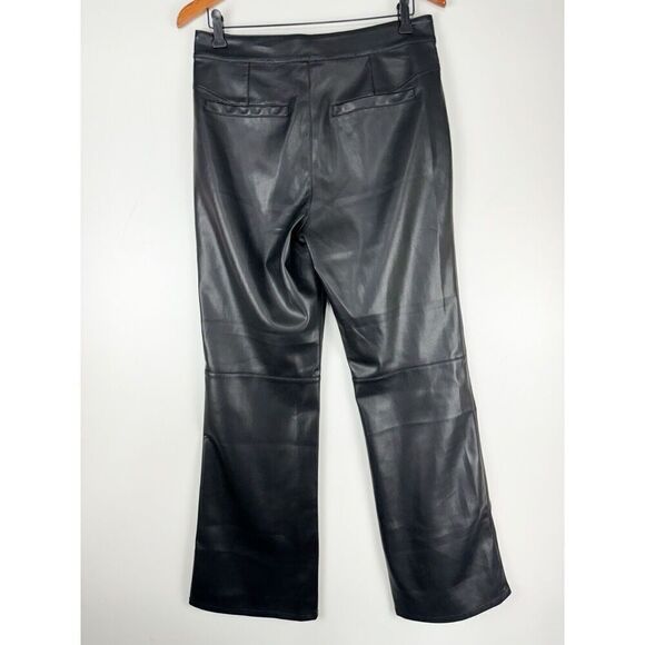 Free People We The Free Uptown High Rise Faux Leather Pant, Size 10 - Picture 6 of 11